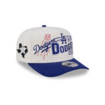 Los Angeles Dodgers Chrome White Classic Cream Embroidered A-Frame Snapback Cap