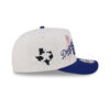 Los Angeles Dodgers Chrome White Classic Cream Embroidered A-Frame Snapback Cap
