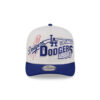 Los Angeles Dodgers Chrome White Classic Cream Embroidered A-Frame Snapback Cap