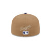 Los Angeles Dodgers Classic 8-Bit Wordmark Fitted Cap in Brown 5 Los Angeles Dodgers Classic 8-Bit Wordmark Fitted Cap in Brown