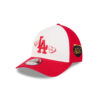 Los Angeles Dodgers Conversation Hearts Red Stitched A-Frame Adjustable Cap