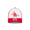 Los Angeles Dodgers Conversation Hearts Red Stitched A-Frame Adjustable Cap