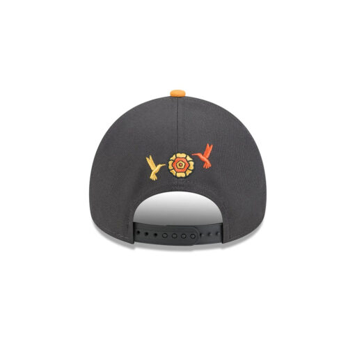 Los Angeles Dodgers Day of the Dead A-Frame Snapback in Graphite Gray