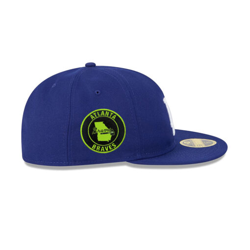 Los Angeles Dodgers Easy Retro Crown A-Frame Fitted Cap in Royal
