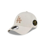 Los Angeles Dodgers Faux Pony Adjustable Cap in Cream