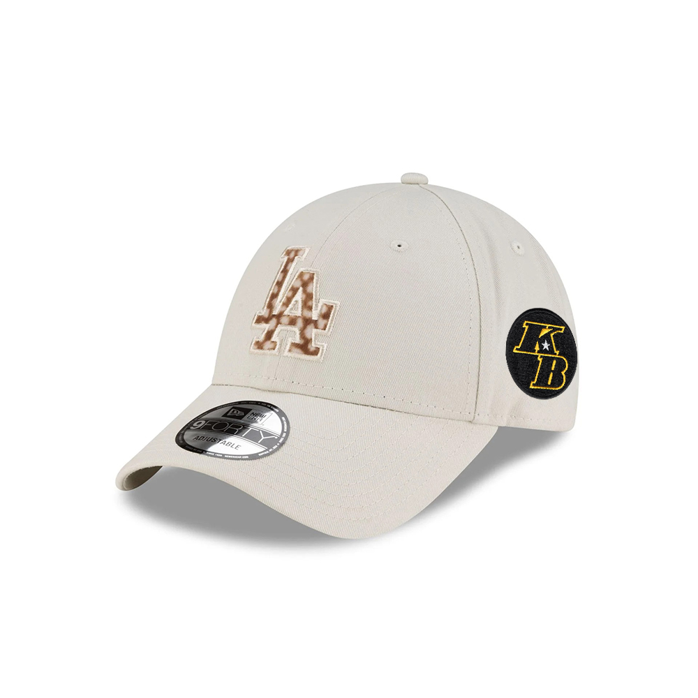 Los Angeles Dodgers Faux Pony Adjustable Cap in Cream Los Angeles Dodgers Faux Pony Adjustable Cap in Cream
