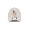 Los Angeles Dodgers Faux Pony Adjustable Cap in Cream 2 Los Angeles Dodgers Faux Pony Adjustable Cap in Cream