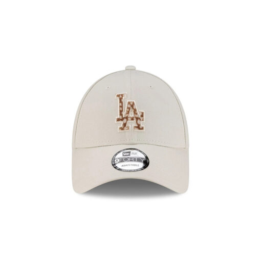 Los Angeles Dodgers Faux Pony Adjustable Cap in Cream Los Angeles Dodgers Faux Pony Adjustable Cap in Cream