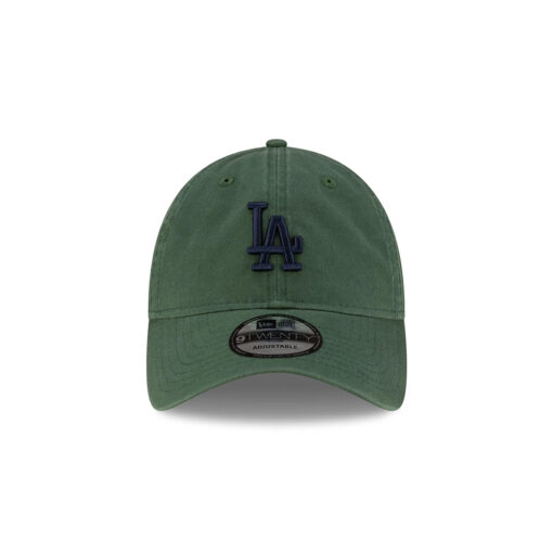 Los Angeles Dodgers Green Washed Script Forest Green Embroidered Adjustable Hat