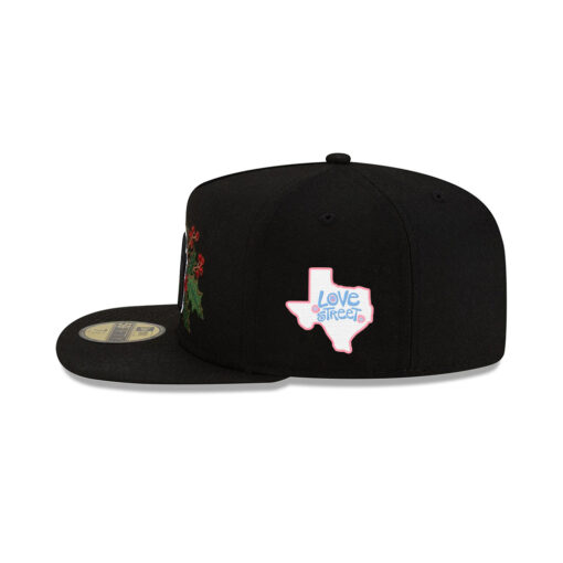 Los Angeles Dodgers Holly A-Frame Fitted Cap in Black Los Angeles Dodgers Holly A-Frame Fitted Cap in Black