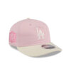 Los Angeles Dodgers Light Pink Retro Crown Pink Embroidered Snapback Cap