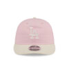 Los Angeles Dodgers Light Pink Retro Crown Pink Embroidered Snapback Cap
