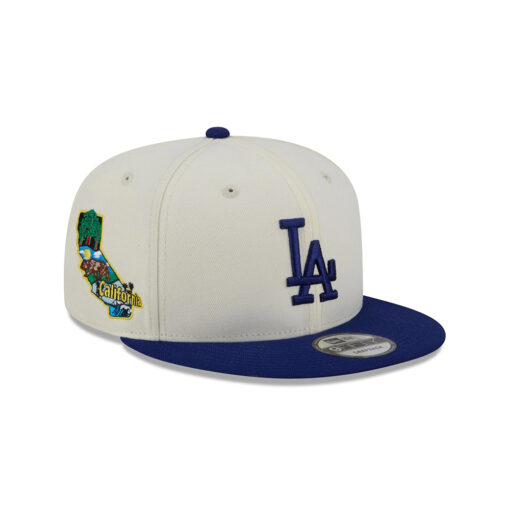 Los Angeles Dodgers Localized Cream Stitched Snapback Hat