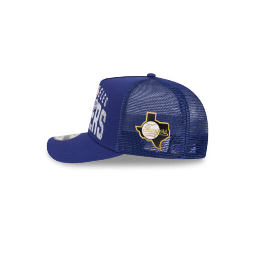 Los Angeles Dodgers Logo Fade Royal Kids Stitched A-Frame Trucker Hat