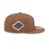 Los Angeles Dodgers Logo Scribble Fitted Cap in Brown
