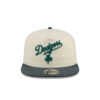 Los Angeles Dodgers Metallic Logo Cream Embroidered Adjustable Cap