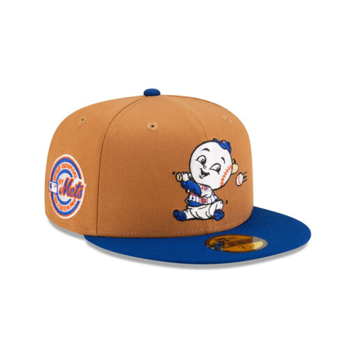 Los Angeles Dodgers Mini Mascot Ochre Embroidered Fitted Cap
