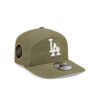 Los Angeles Dodgers Nylon Adjustable Cap in Olive Green