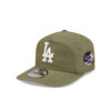 Los Angeles Dodgers Nylon Adjustable Cap in Olive Green