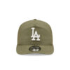 Los Angeles Dodgers Nylon Adjustable Cap in Olive Green