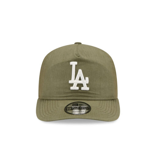 Los Angeles Dodgers Nylon Adjustable Cap in Olive Green