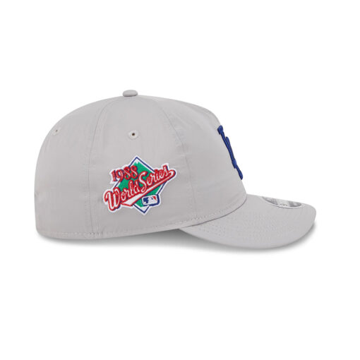 Los Angeles Dodgers Nylon Retro Crown A-Frame Snapback in Gray