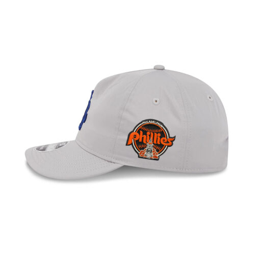 Los Angeles Dodgers Nylon Retro Crown A-Frame Snapback in Gray
