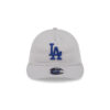 Los Angeles Dodgers Nylon Retro Crown A-Frame Snapback in Gray