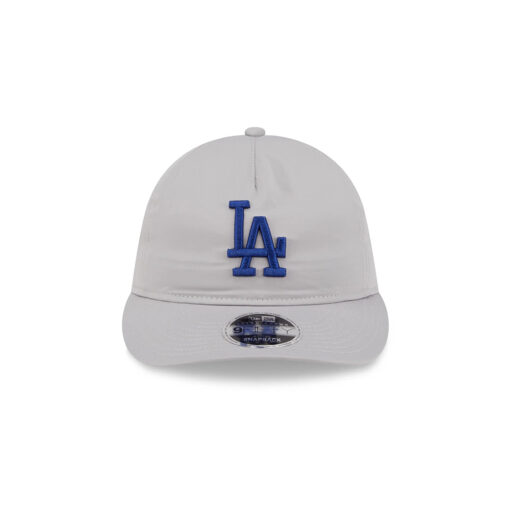 Los Angeles Dodgers Nylon Retro Crown A-Frame Snapback in Gray