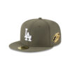 Los Angeles Dodgers Olive Fitted Cap