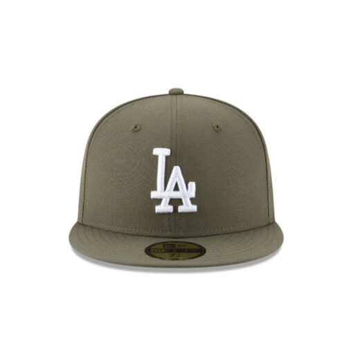 Los Angeles Dodgers Olive Fitted Cap