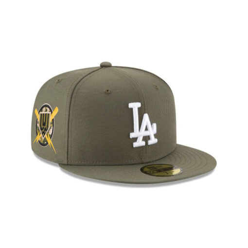 Los Angeles Dodgers Olive Fitted Cap