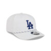 Los Angeles Dodgers Performance Rope Optic White Embroidered Stretch Snap Cap