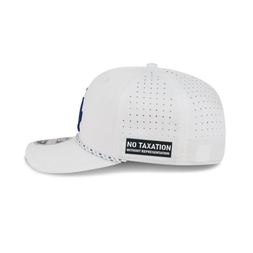 Los Angeles Dodgers Performance Rope Optic White Embroidered Stretch Snap Cap