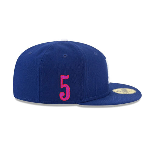 Los Angeles Dodgers Players Weekend Side Patch Freeman Fitted Cap in Royal