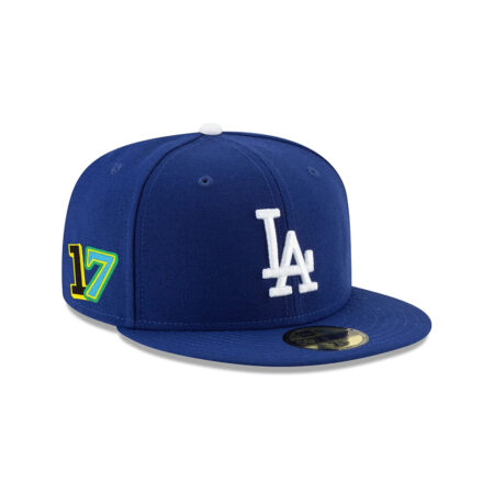 Los Angeles Dodgers Players Weekend Side Patch Ohtani Fitted Cap in Royal