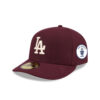 Los Angeles Dodgers Pre-Curved Fitted Cap in Maroon
