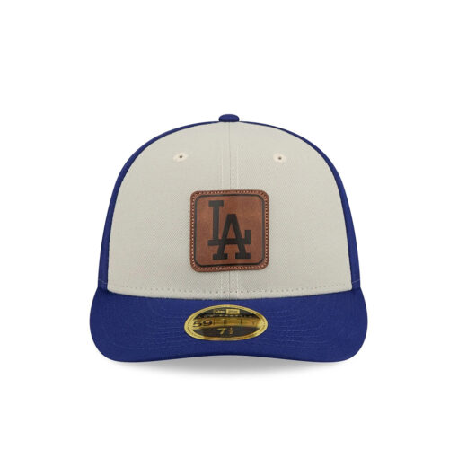 Los Angeles Dodgers Quilted Low Profile Fitted Cap in Royal