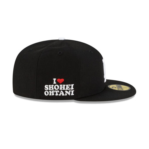 Los Angeles Dodgers Shohei Ohtani Fitted Cap in Black