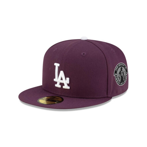 Los Angeles Dodgers Shohei Ohtani Fitted Cap in Plum Dusty Teal