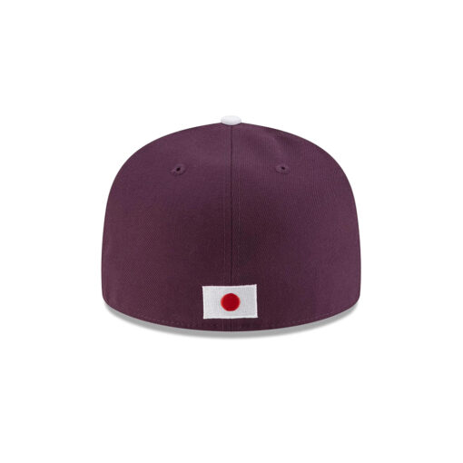 Los Angeles Dodgers Shohei Ohtani Fitted Cap in Plum Dusty Teal