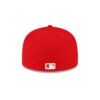 Los Angeles Dodgers Side Patch Fitted Cap in Red 5 Los Angeles Dodgers Side Patch Fitted Cap in Red