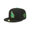 Los Angeles Dodgers St. Patrick’s Day 2026 Black Embroidered Fitted Hat