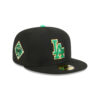 Los Angeles Dodgers St. Patrick’s Day 2026 Black Embroidered Fitted Hat