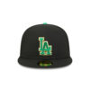 Los Angeles Dodgers St. Patrick’s Day 2026 Black Embroidered Fitted Hat