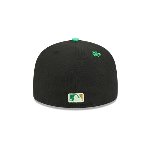 Los Angeles Dodgers St. Patrick’s Day 2026 Black Embroidered Fitted Hat
