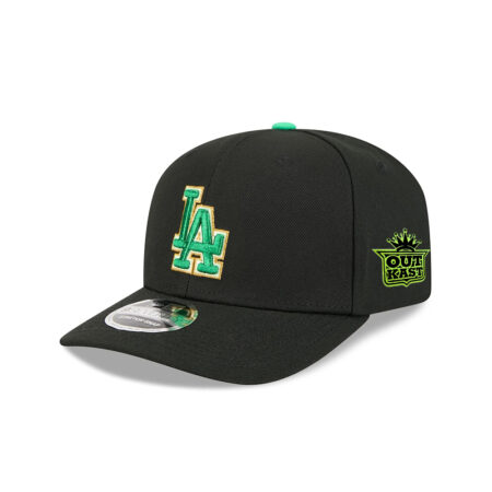 Los Angeles Dodgers St. Patrick’s Day 2026 Black Embroidered Stretch Snap Cap