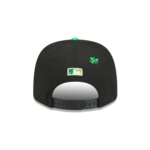 Los Angeles Dodgers St. Patrick’s Day 2026 Black Embroidered Stretch Snap Cap