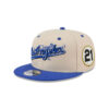 Los Angeles Dodgers Team Art Snapback in Cream