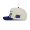 Los Angeles Dodgers Three Hit Chrome White Embroidered A-Frame Snapback Hat